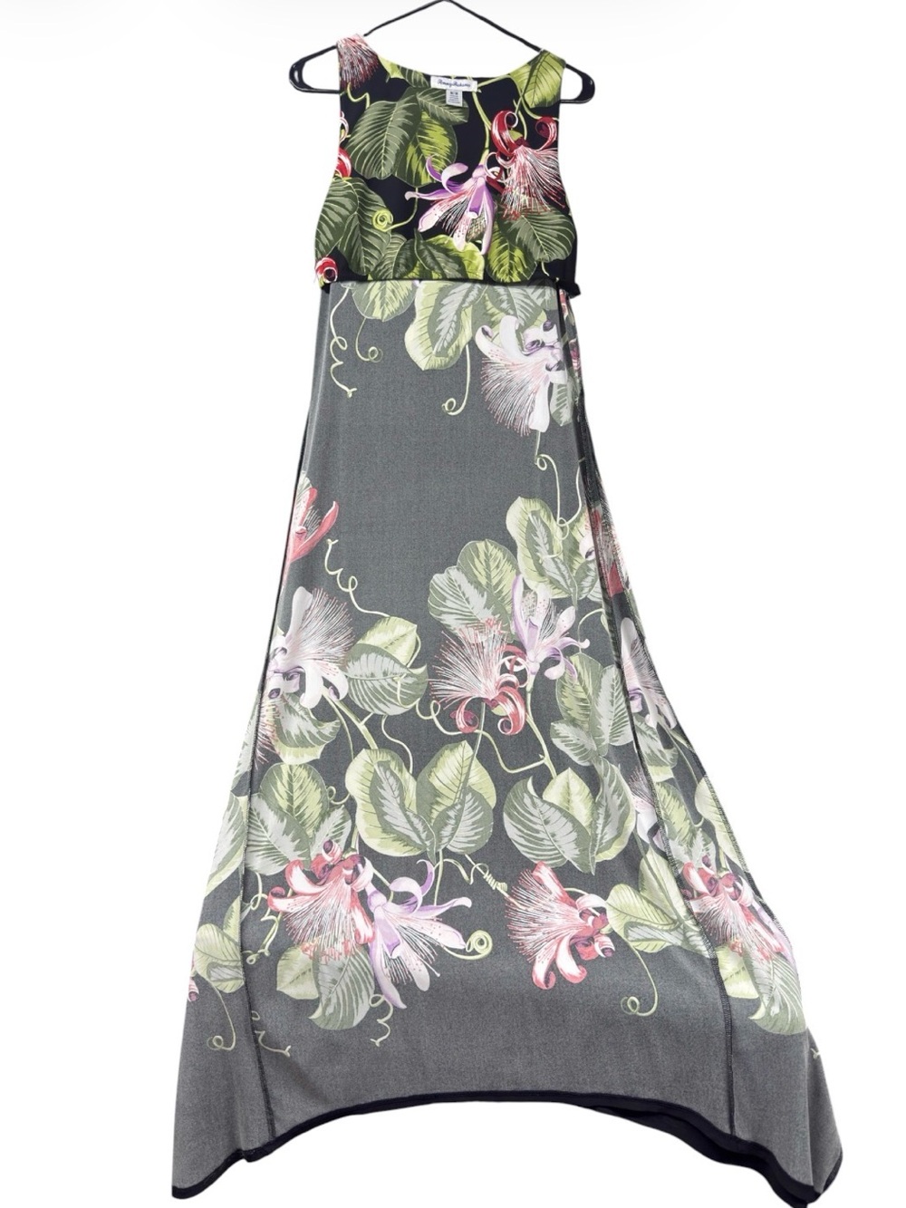 Tommy Bahama Sleeveless Maxi Dress Medium Floral Enchantment Stretch - Picture 14 of 15